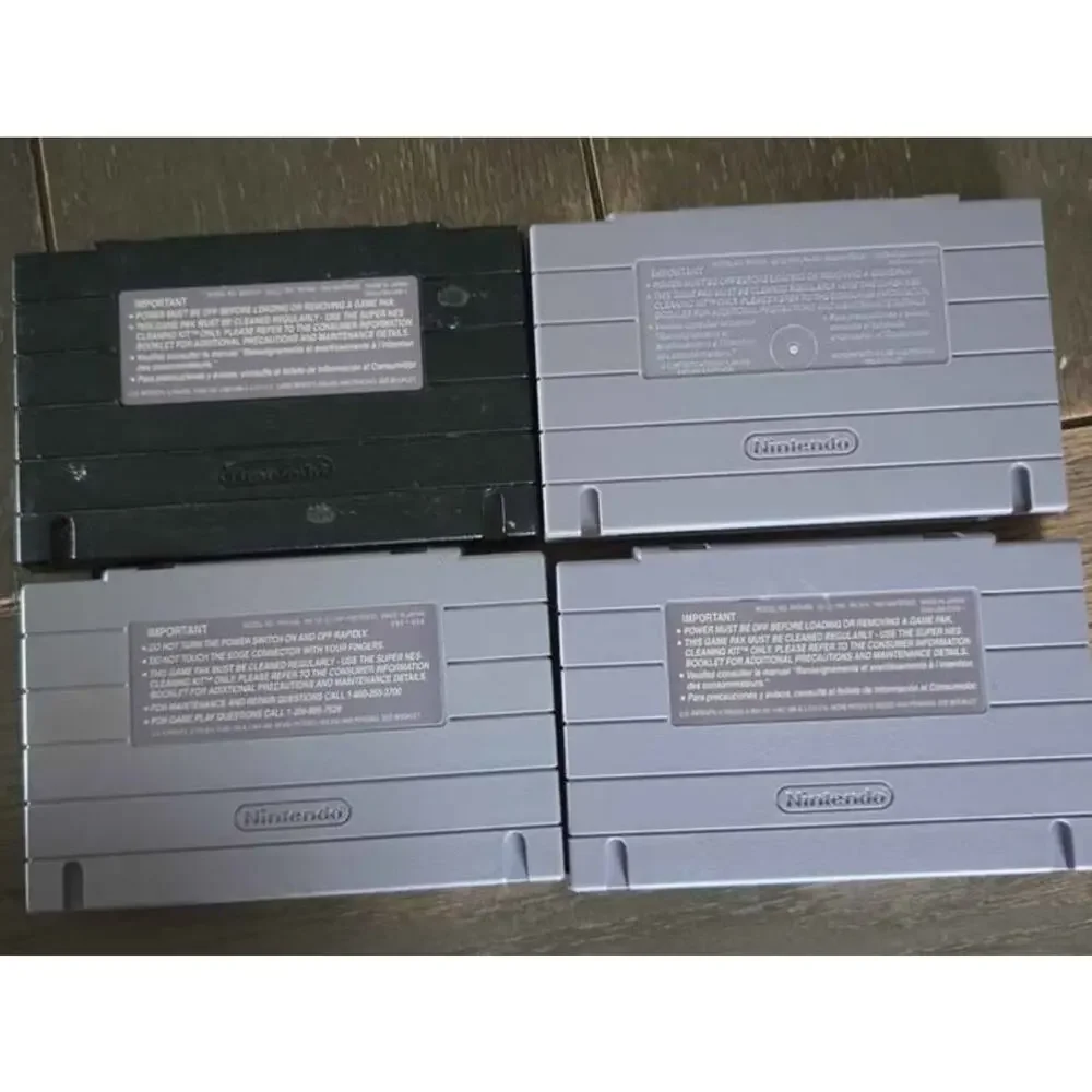 SNES 4 Game Lot
